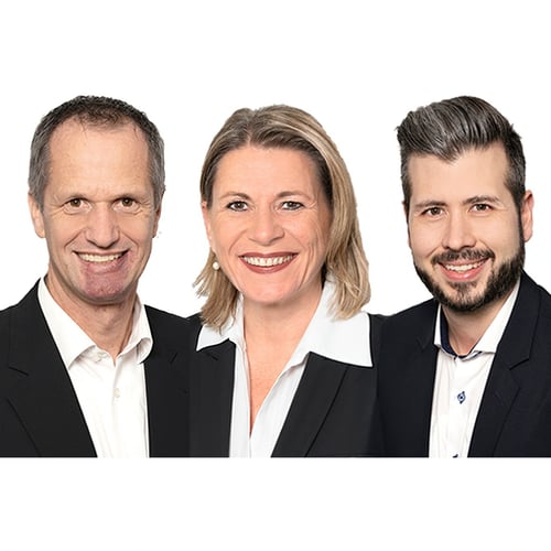 Profilfoto Thomas Hager, Nicole Steffan, Pascal Schmid
