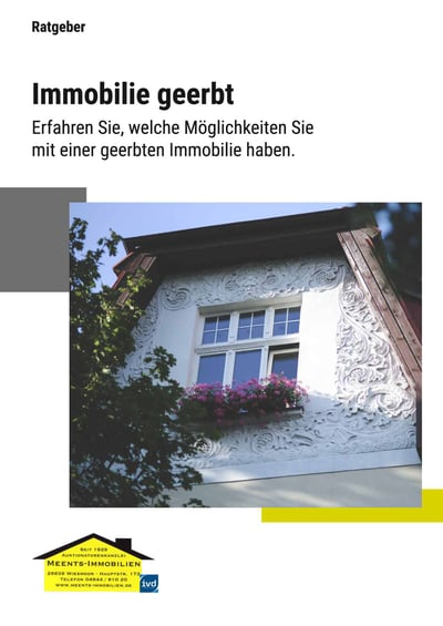 Cover für Immobilie geerbt