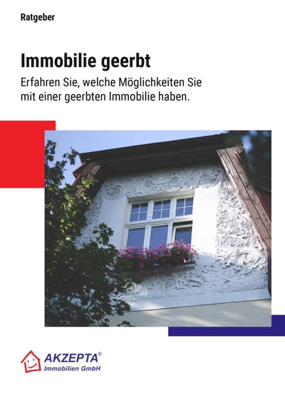 Cover für Immobilie geerbt