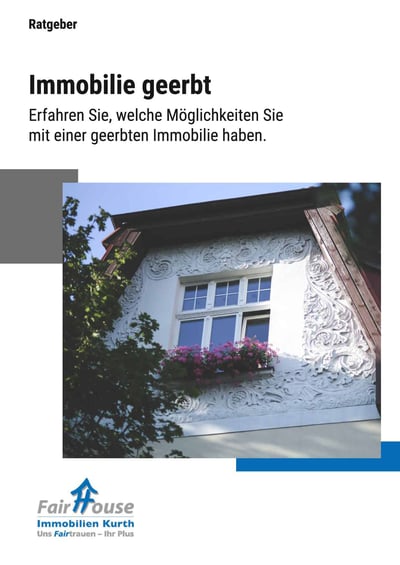 Cover für Immobilie geerbt