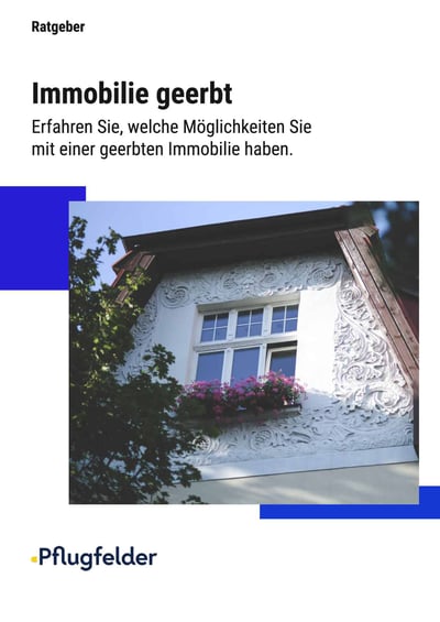 Cover für Immobilie geerbt
