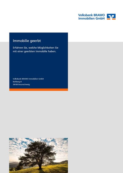 Cover für Immobilie geerbt