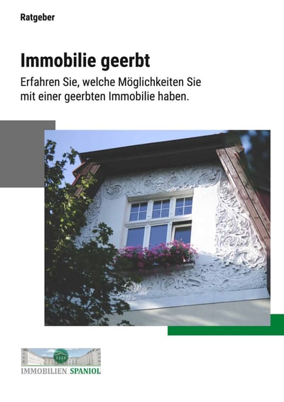 Cover für Immobilie geerbt