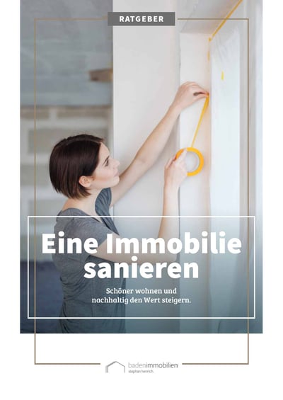 Cover für Sanierung einer Immobilie