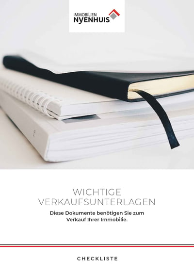 Cover für Wichtige Unterlagen für den Verkauf der Immobilie