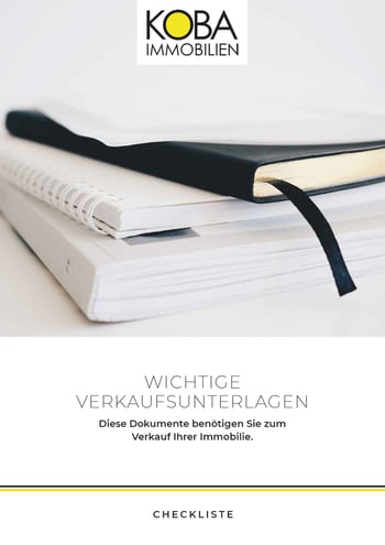 Cover für Wichtige Unterlagen für den Verkauf der Immobilie