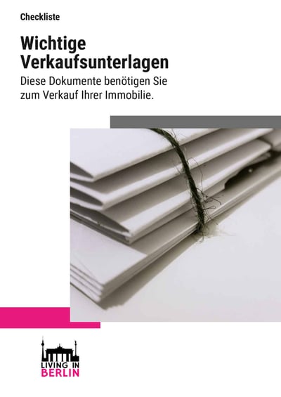 Cover für Wichtige Unterlagen für den Verkauf der Immobilie