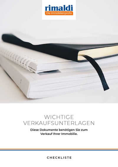 Cover für Wichtige Unterlagen für den Verkauf der Immobilie