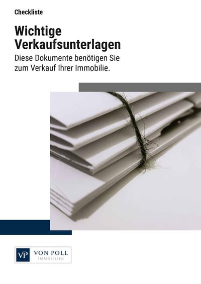 Cover für Wichtige Unterlagen für den Verkauf der Immobilie