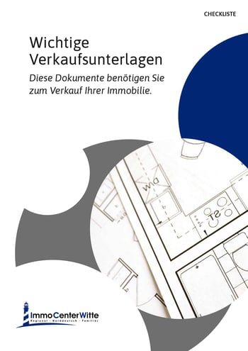 Cover für Wichtige Unterlagen für den Verkauf der Immobilie