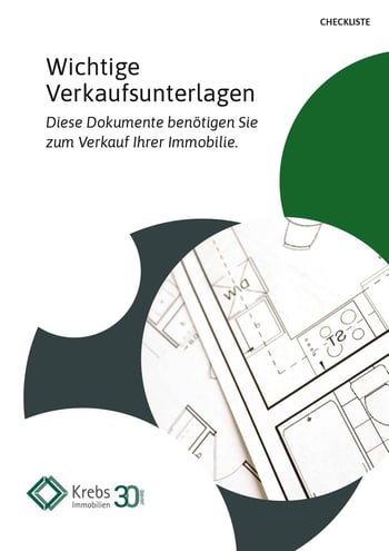 Cover für Wichtige Unterlagen für den Verkauf der Immobilie