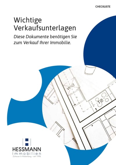 Cover für Wichtige Unterlagen für den Verkauf der Immobilie