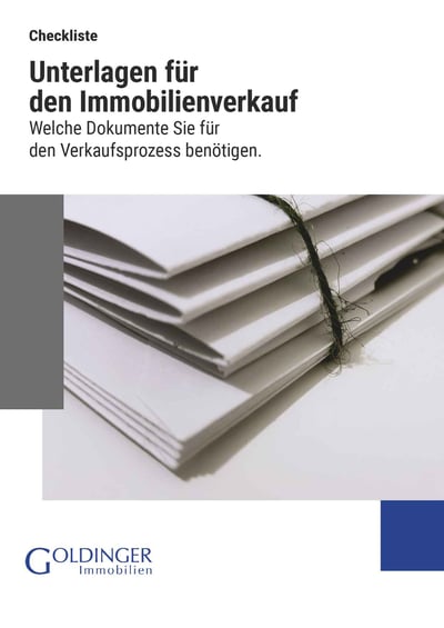 Cover für Wichtige Unterlagen für den Verkauf der Immobilie
