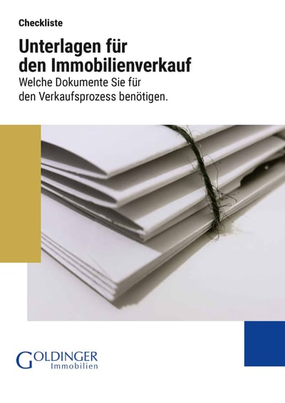 Cover für Wichtige Unterlagen für den Verkauf der Immobilie