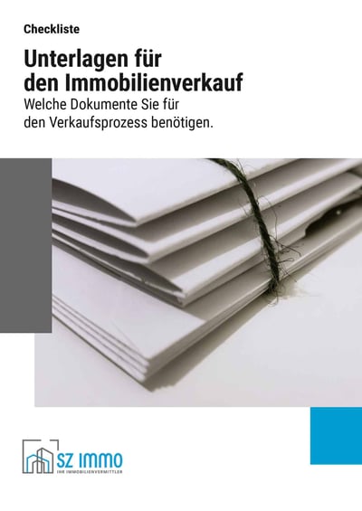 Cover für Wichtige Unterlagen für den Verkauf der Immobilie