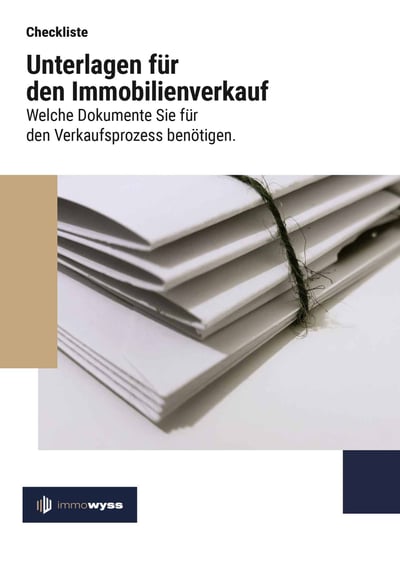 Cover für Wichtige Unterlagen für den Verkauf der Immobilie