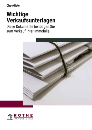 Cover für Wichtige Unterlagen für den Verkauf der Immobilie