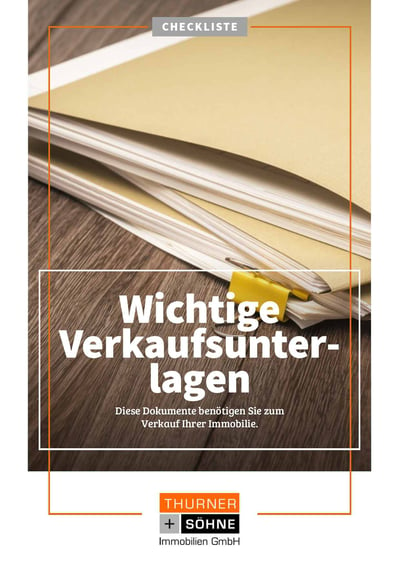 Cover für Wichtige Unterlagen für den Verkauf der Immobilie