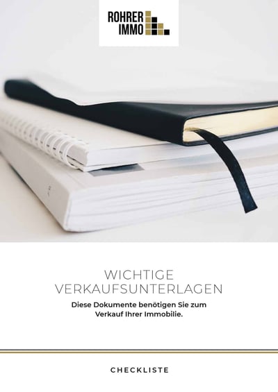 Cover für Wichtige Unterlagen für den Verkauf der Immobilie