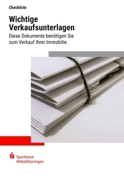 Cover für Wichtige Unterlagen für den Verkauf der Immobilie