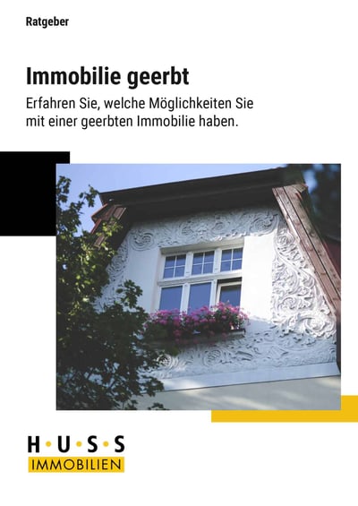 Cover für Immobilie geerbt