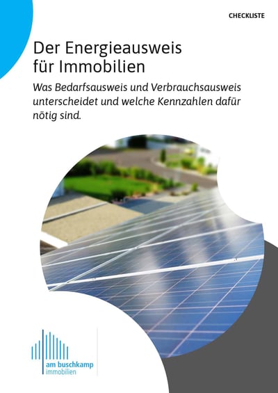 Cover für Verbrauchsorientierter Energieausweis