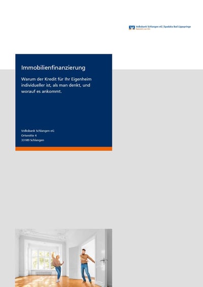 Cover für Immobilienfinanzierung