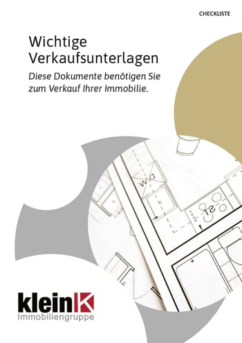 Cover für Wichtige Unterlagen für den Verkauf der Immobilie