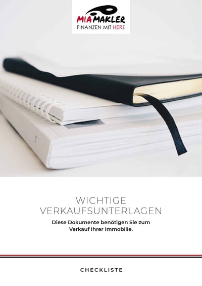 Cover für Wichtige Unterlagen für den Verkauf der Immobilie