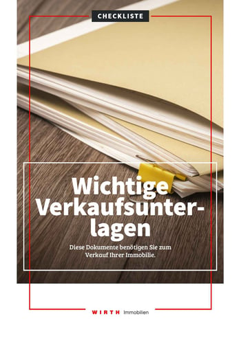 Cover für Wichtige Unterlagen für den Verkauf der Immobilie