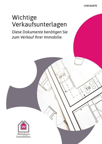 Cover für Wichtige Unterlagen für den Verkauf der Immobilie