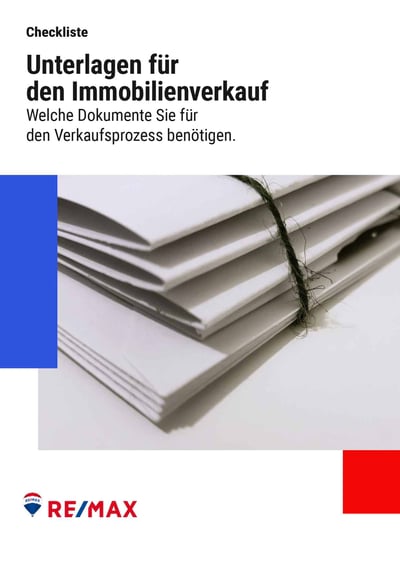 Cover für Wichtige Unterlagen für den Verkauf der Immobilie