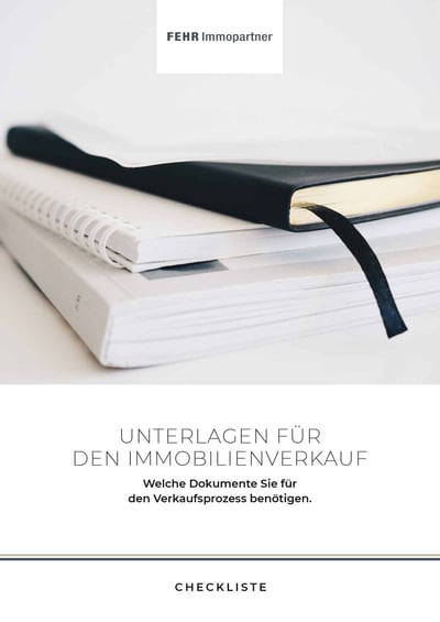 Cover für Wichtige Unterlagen für den Verkauf der Immobilie