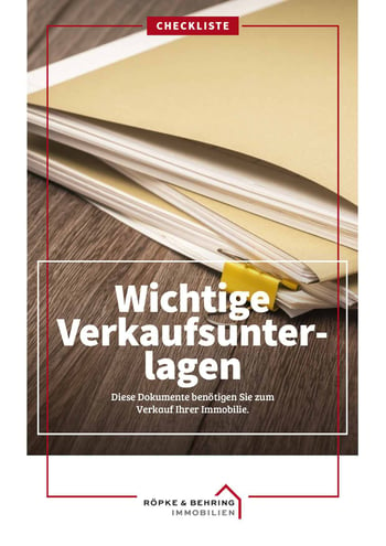 Cover für Wichtige Unterlagen für den Verkauf der Immobilie