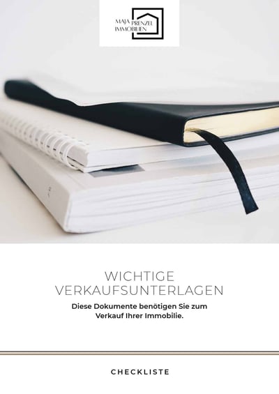 Cover für Wichtige Unterlagen für den Verkauf der Immobilie