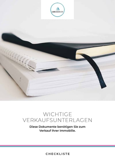 Cover für Wichtige Unterlagen für den Verkauf der Immobilie