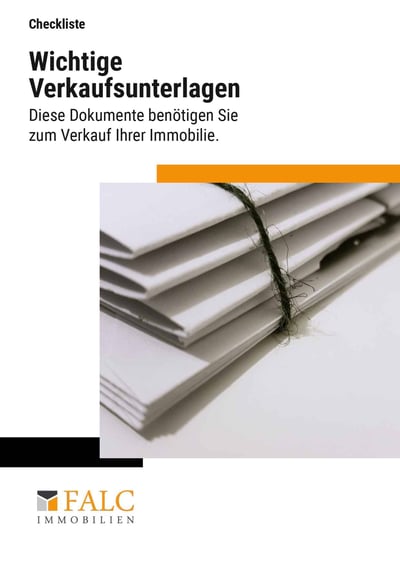 Cover für Wichtige Unterlagen für den Verkauf der Immobilie