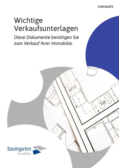 Cover für Wichtige Unterlagen für den Verkauf der Immobilie