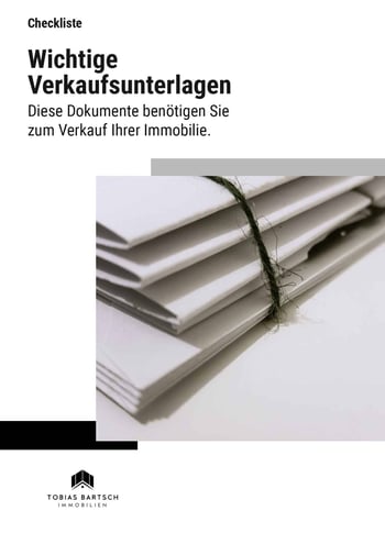 Cover für Wichtige Unterlagen für den Verkauf der Immobilie