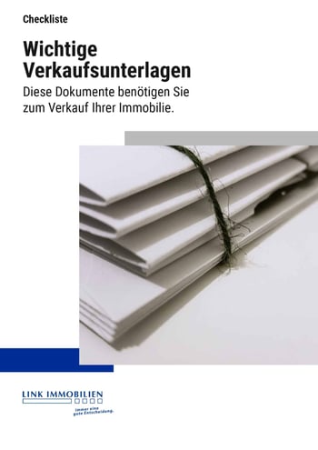 Cover für Wichtige Unterlagen für den Verkauf der Immobilie