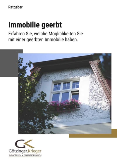 Cover für Immobilie geerbt