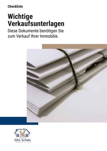 Cover für Wichtige Unterlagen für den Verkauf der Immobilie