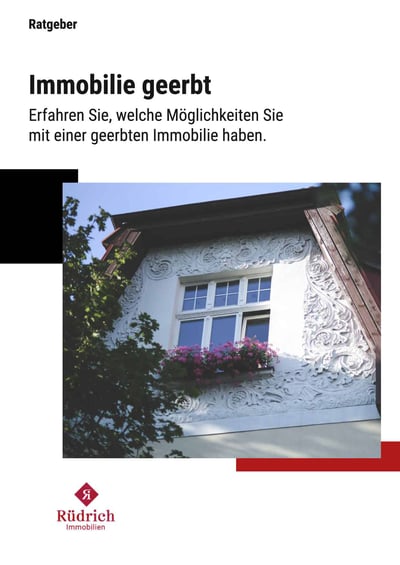 Cover für Immobilie geerbt