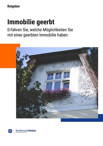 Cover für Immobilie geerbt