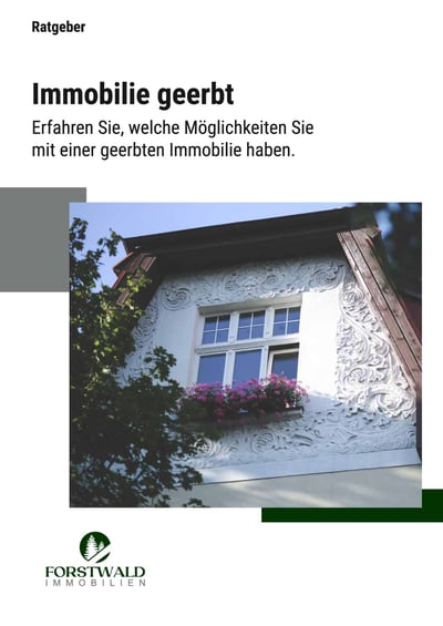 Cover für Immobilie geerbt