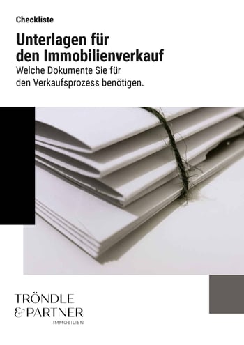 Cover für Wichtige Unterlagen für den Verkauf der Immobilie