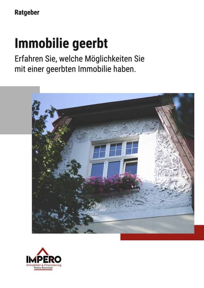 Cover für Immobilie geerbt