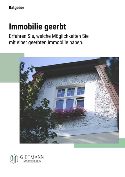 Cover für Immobilie geerbt