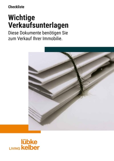 Cover für Wichtige Unterlagen für den Verkauf der Immobilie