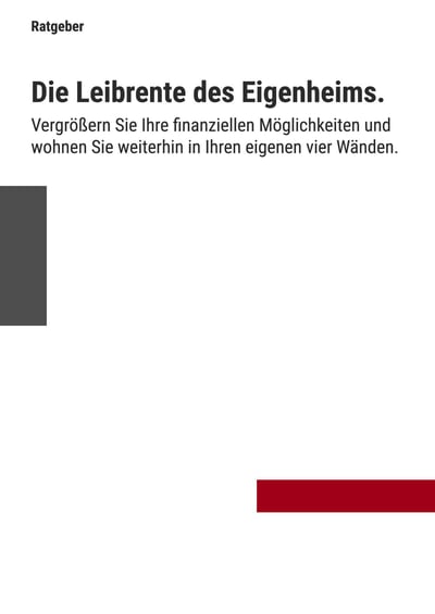 Cover für Leibrente